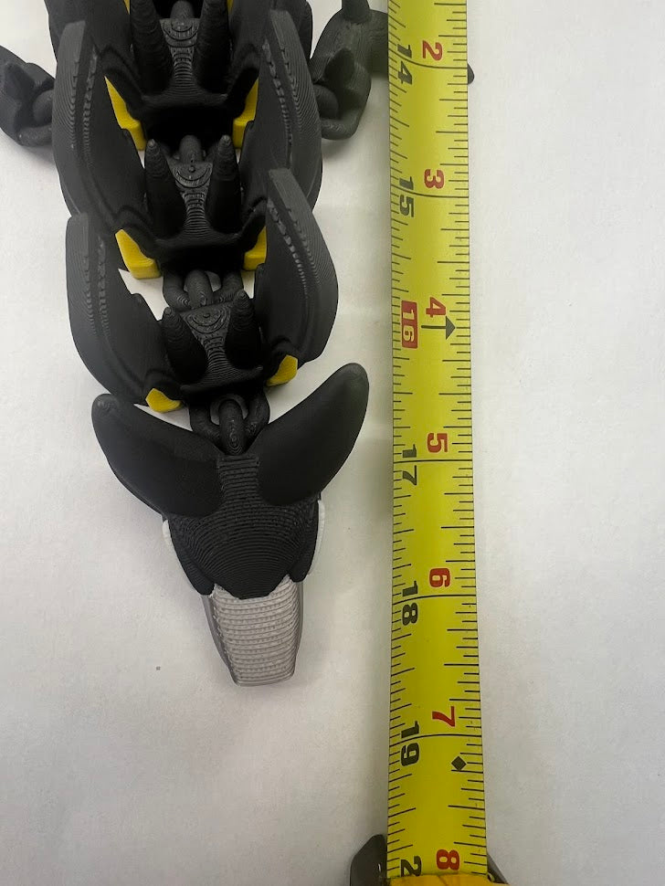 Bat 3D Printed Articulated Dragon Lg