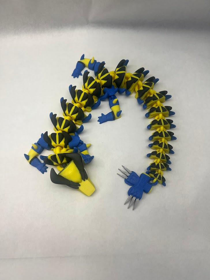 Mutant 3D Printed Articulated Dragon